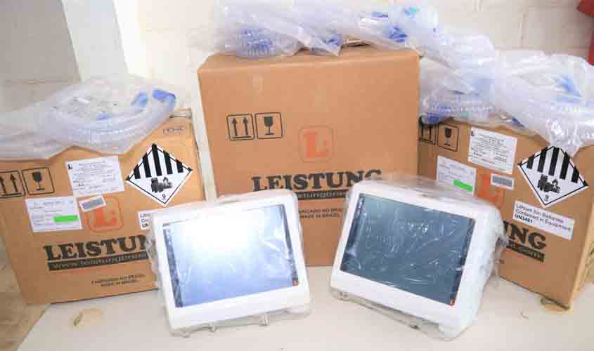 Governo entrega ventiladores pulmonares para atender a população