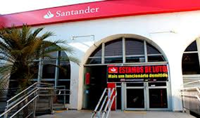 Santander promove o desemprego no país e demite mais um funcionário portador de doença ocupacional