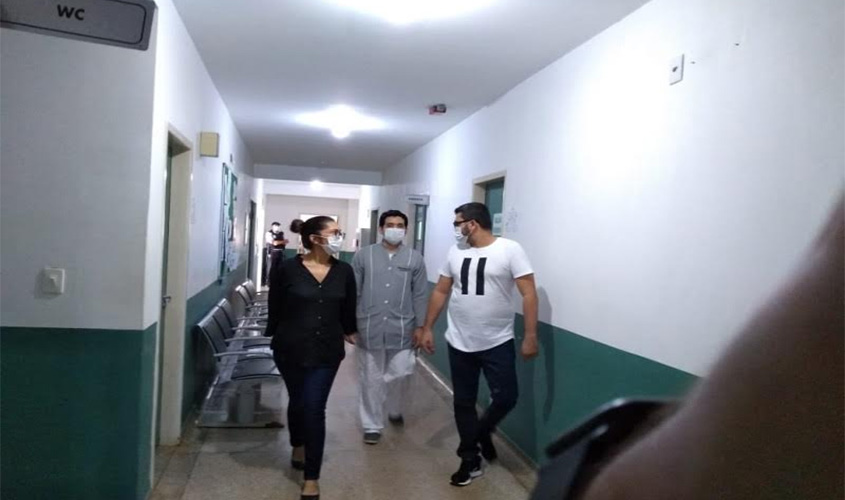 Ministério Público visita Hospital Regional de São Francisco do Guaporé para conhecer plano de ação para recebimento de pacientes com coronavírus