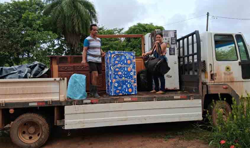 Prefeitura de Porto Velho oferece suporte a agricultores afetados pela cheia do rio Madeira