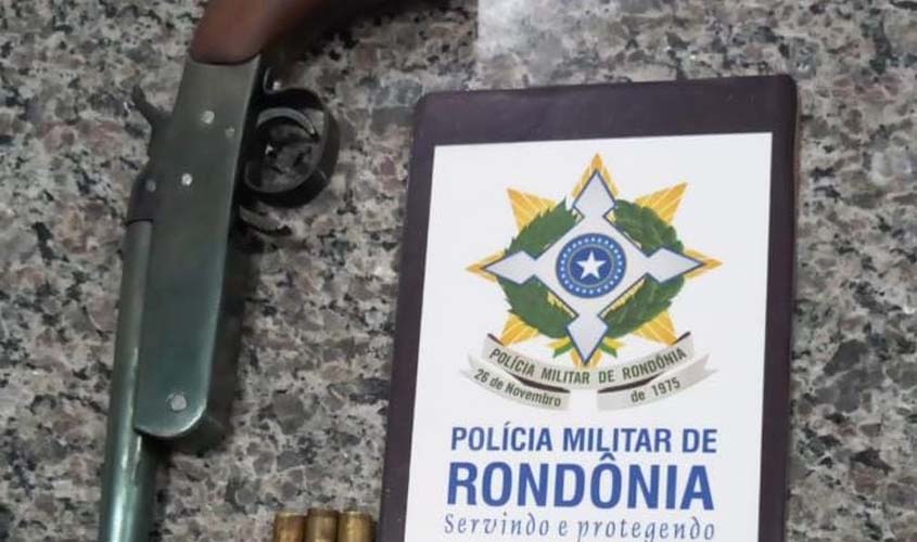 Polícia Militar em Cacoal realiza prisão em flagrante por porte irregular de arma de fogo