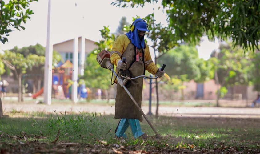 Zona Oeste supera 682 mil metros de roçagem executados