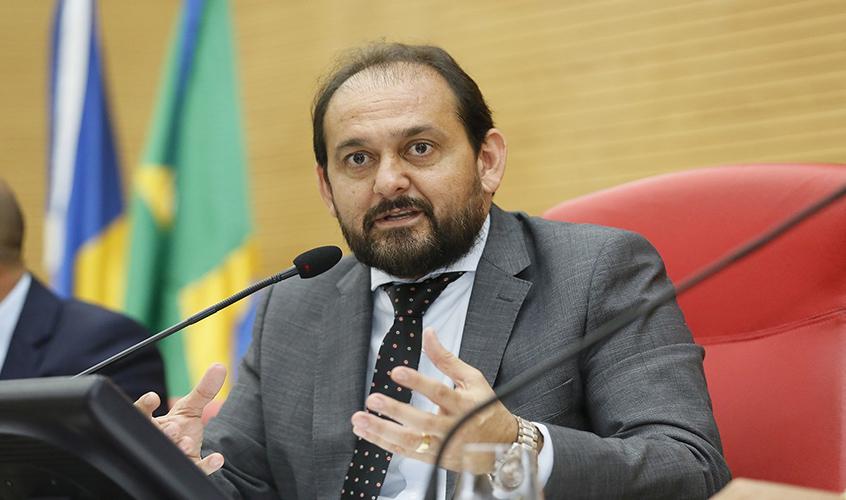 Presidente Laerte Gomes se reúne com governador Marcos Rocha para tratar de reajuste salarial na segurança pública