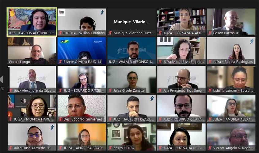 Poder Judiciário e Advocacia no Metaverso são destaques no segundo dia do XXXI Encontro de Magistrados da Justiça do Trabalho Rondônia e Acre
