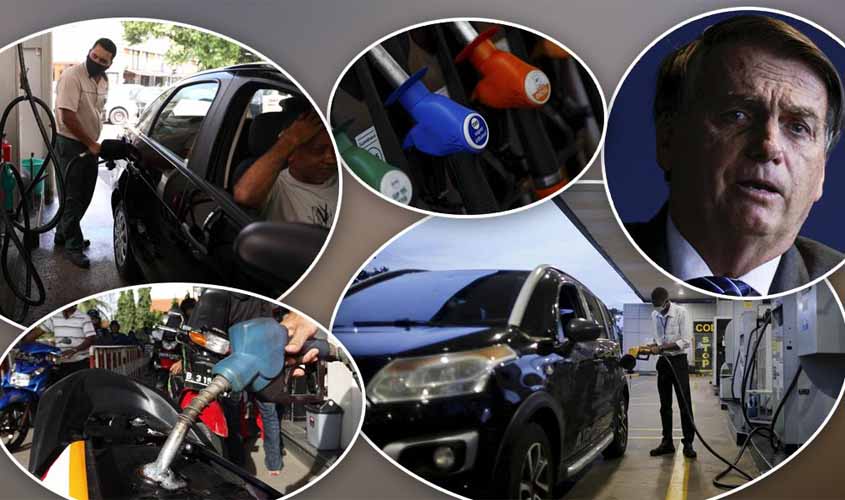 Bolsonaro quer decretar calamidade para baixar preço do diesel e da gasolina