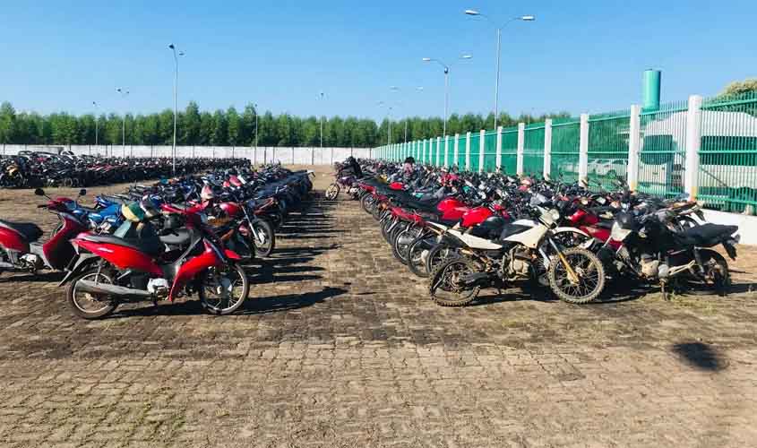 Governo de RO realiza leilão eletrônico de 527 veículos conservados; visitação dos lotes já está liberada