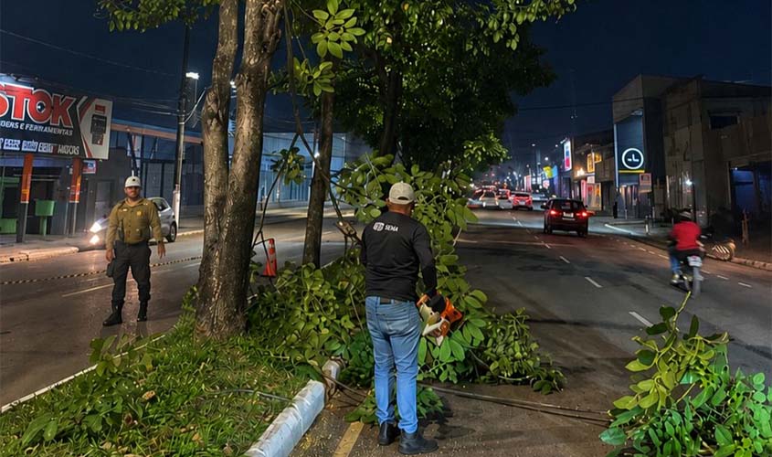 Poda noturna reforça segurança nas vias da capital