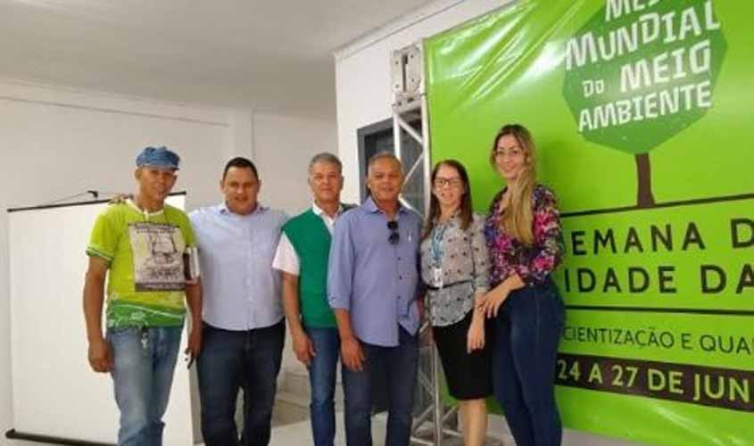 Funasa, Agevisa e Secretária Municipal de Saúde atestam a qualidade da água que é distribuída pela rede de abastecimento em Ariquemes