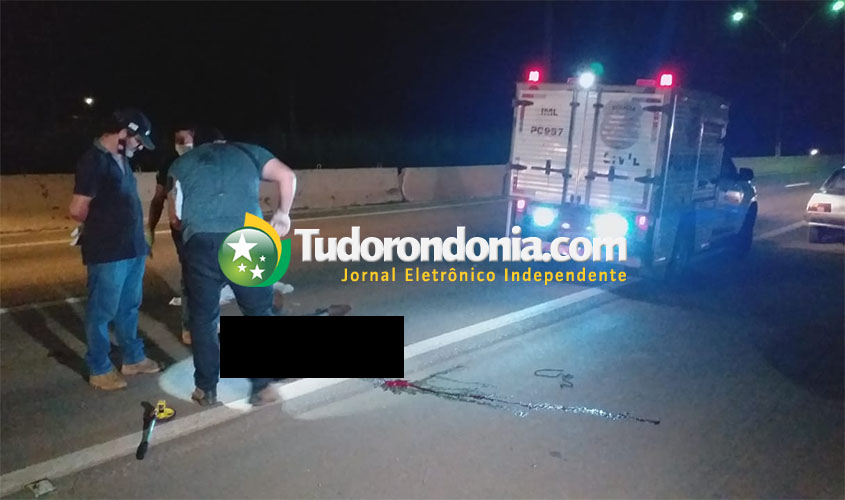 Pedestre morre atropelado na BR-364, em Porto Velho