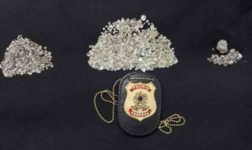 PF prende ex-diretor da Funai em Cacoal, durante operação contra extração de diamantes; outra prisão foi feita em MT