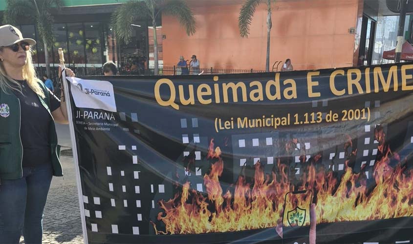 Prefeitura promove ação contra queimadas