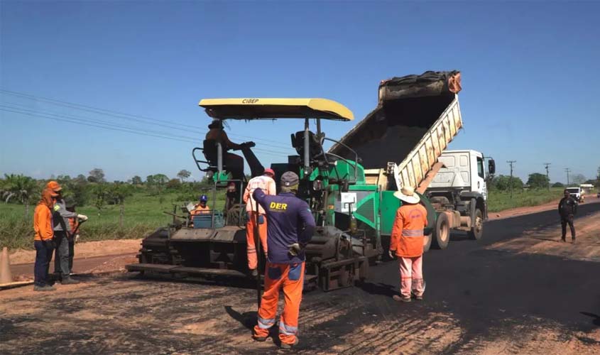 Recuperação asfáltica avança na Rodovia-473