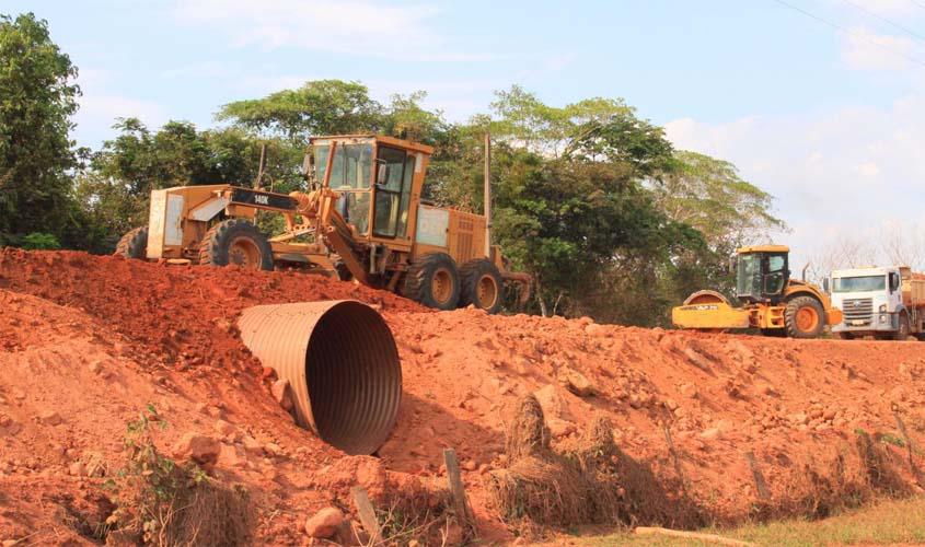 Regional do DER em Ji-Paraná avança nos trabalhos em mais de 100 quilômetros de rodovias