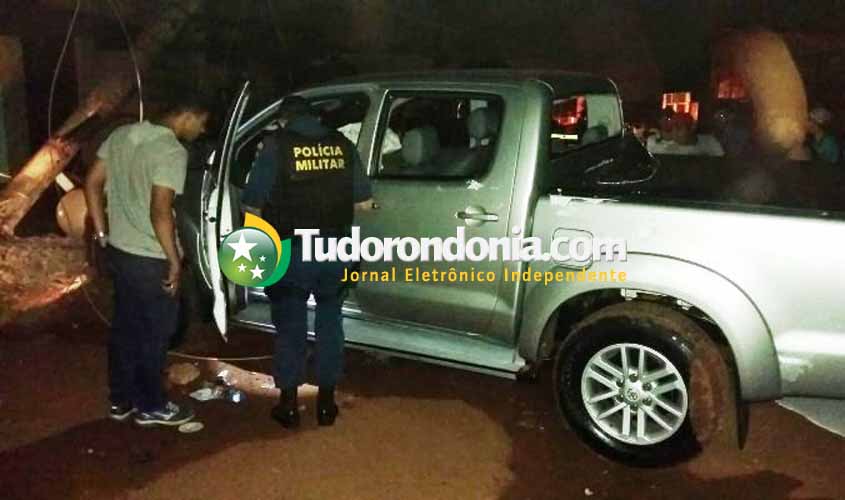 Idoso de 72 anos é executado a tiros dentro de caminhonete 