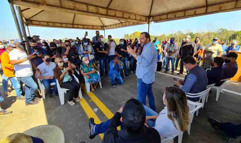 Ponte sobre o rio Jamari, na BR-421, é entregue e presidente Alex Redano destaca importância da obra