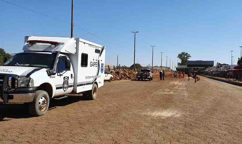 Parceria possibilita uso da mão de obra reeducanda na reforma do pátio do Posto Fiscal