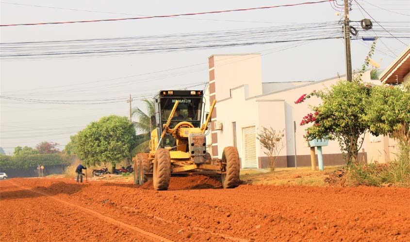 Iniciado serviço para pavimentação asfáltica da Avenida Campinas