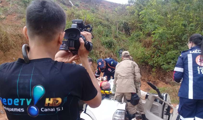 Candidato que sofreu acidente na BR-364 neste sábado diz que se recupera bem