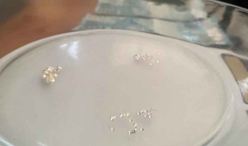 PRF em Rondônia apreende mais de 70 diamantes e milhares de reais na capital do estado