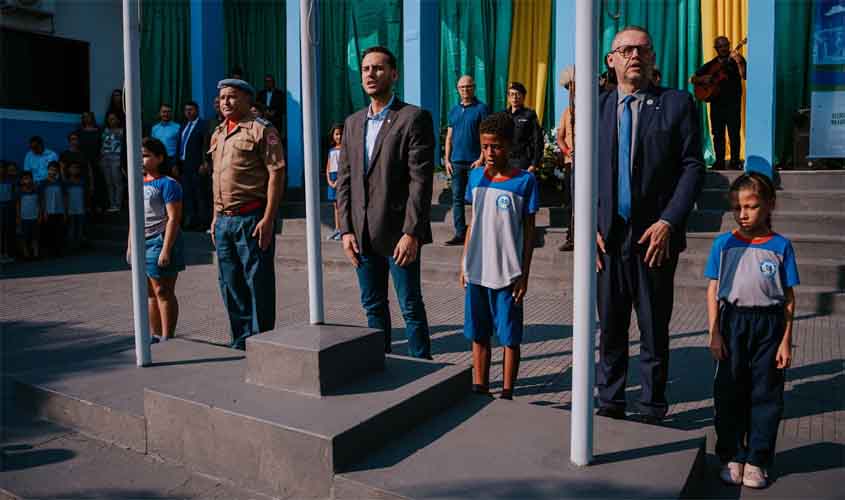 Ji-Paraná celebra Semana da Pátria com solenidade cívica em frente à Prefeitura