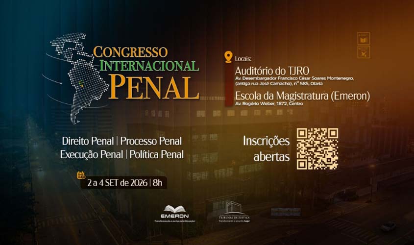 Congresso Internacional Penal: acompanhe ao vivo
