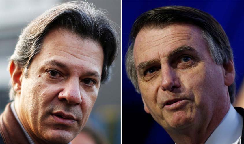 Datafolha: Bolsonaro tem 32% das intenções de voto; Haddad tem 21%