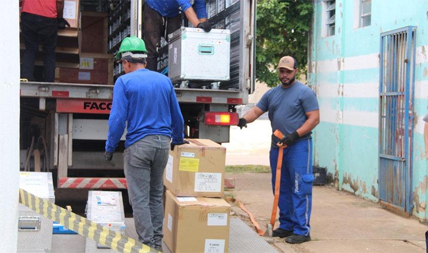 Prefeitura recebe aparelho de tomografia para exames no Hospital Municipal