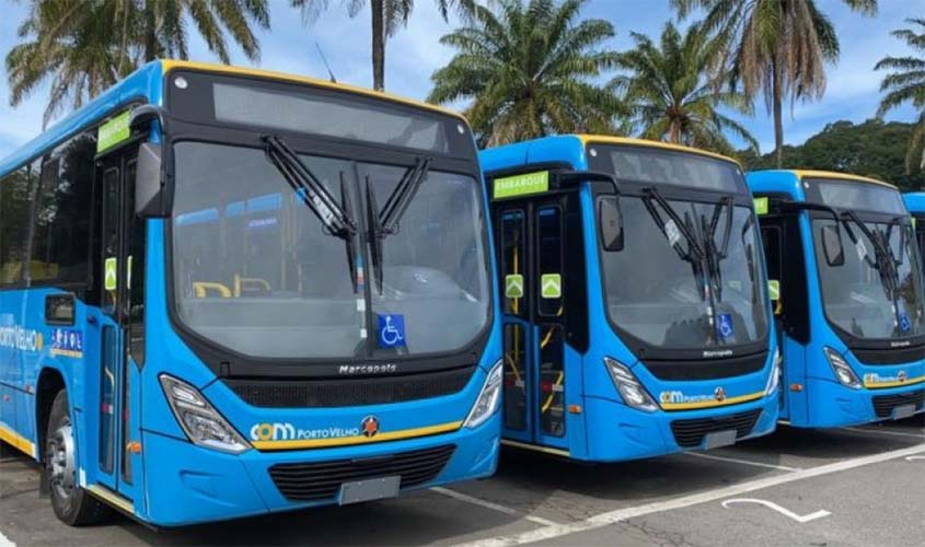 Começam a circular os novos ônibus em Porto Velho