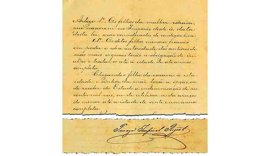 Correios lançam selos que lembram 150 anos da Lei do Ventre Livre