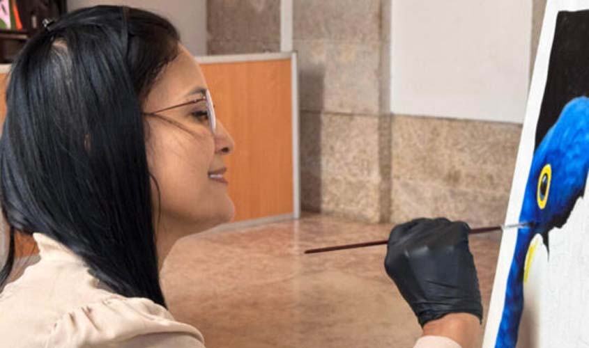 Artista rondoniense se destaca em vitrine internacional de arte