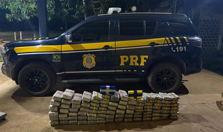 PRF apreende mais de 100 kg de drogas em Porto Velho/RO