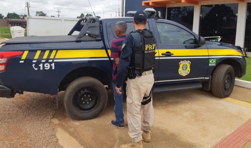 Foragido por estupro de vulnerável é preso pela PRF em Guajará-Mirim (RO)