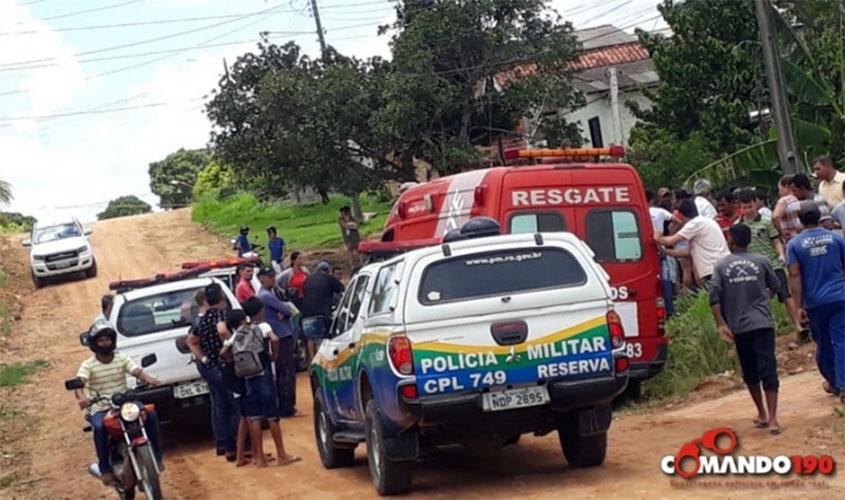 Homem totalmente enfurecido mata desafeto a facadas, fere outro e acaba morto após investir contra policial