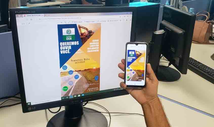 DER disponibiliza Cartão de Visita Digital; ferramenta vai dar transparência aos serviços do departamento