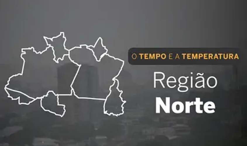 Terça-feira (2) tem chuva e muita nebulosidade no Norte