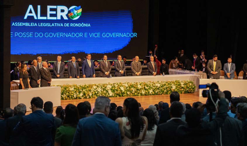 Porto Velho prestigia cerimônia de posse do Governo de Rondônia