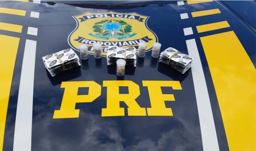 PRF prende caminhoneiro por tráfico de drogas