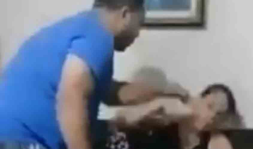 Suposto pastor agride esposa e vídeo viraliza nas redes