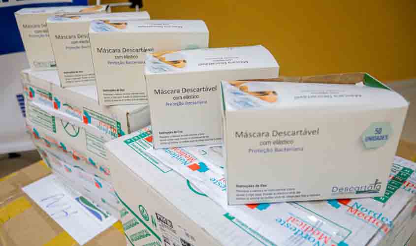 Prefeitura recebe equipamentos de proteção individual para o combate à pandemia