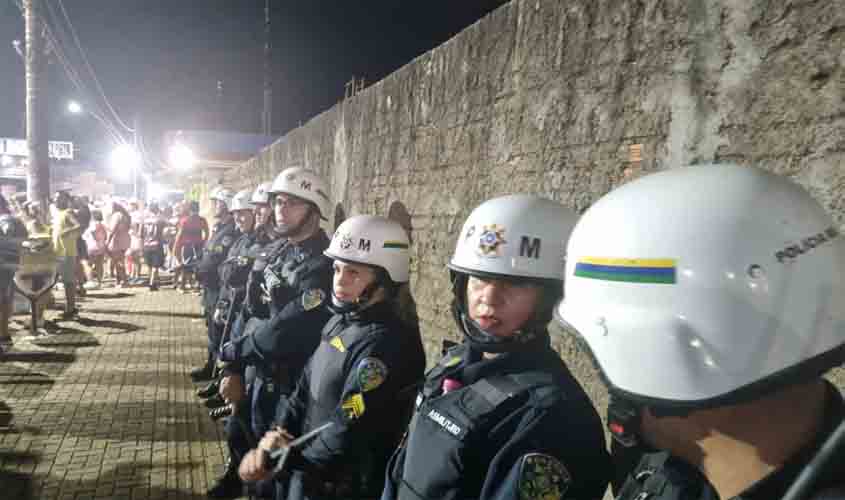 PM garante segurança a foliões na Banda do Vai Quem Quer em Porto Velho