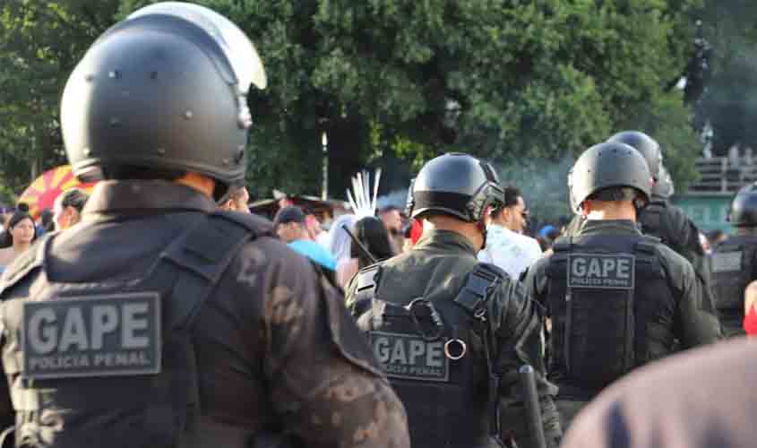 Polícia Penal intensifica fiscalizações e patrulhamentos durante maior bloco de rua da Região Norte