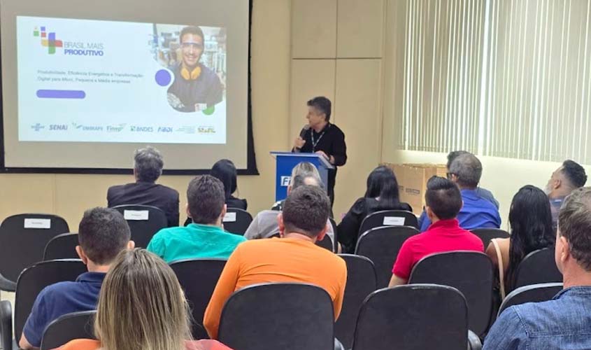 SENAI-RO apresenta Brasil Mais Produtivos a empresários
