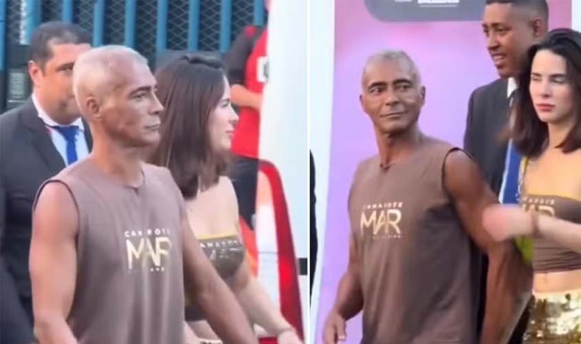 Romário surge com novo affair 35 anos mais jovem