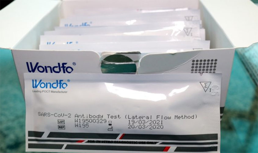 Rondônia recebe do governo federal cerca de cinco mil testes rápidos para detectar Covid-19