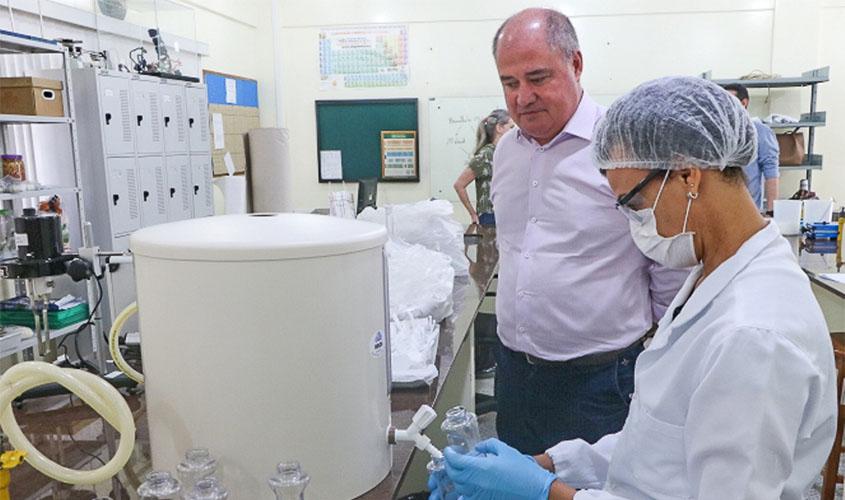 Álcool em Gel produzido pelo Ifro contribuirá com profissionais da saúde
