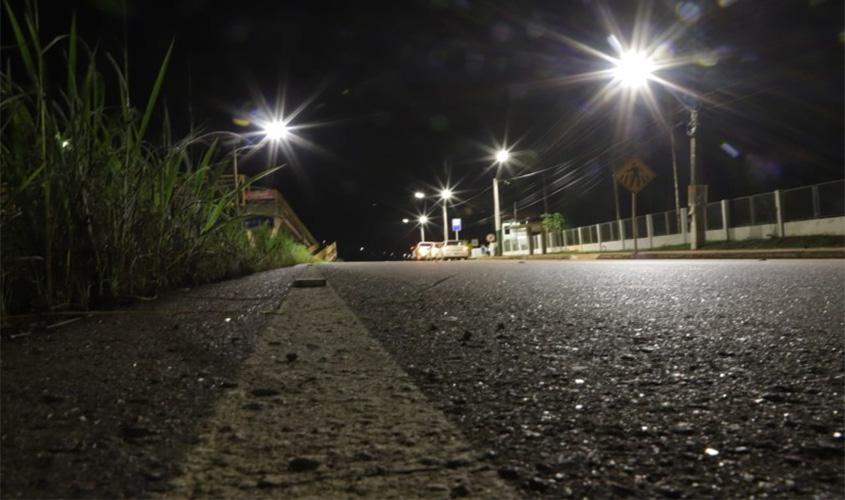 Prefeitura de Porto Velho inaugura iluminação da passarela em frente a Faro