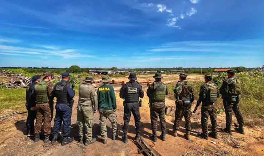 PF combate grilagem de terras na Terra Indígena Igarapé Lage em Rondônia