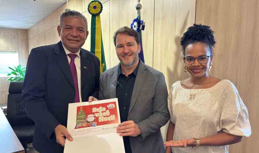 Presidente Alex Redano recebe superintendente dos Correios em Rondônia e destaca parceria institucional