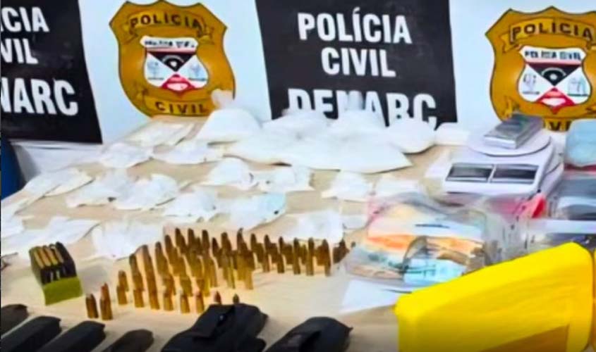 Polícia Civil fecha ponto de tráfico em operação nacional em Rondônia