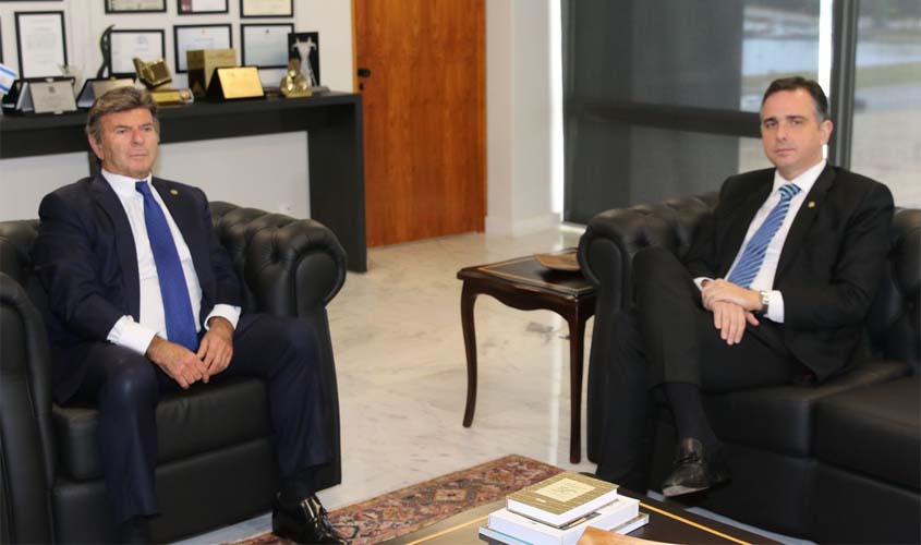 Presidentes do Supremo e do Senado se reúnem no STF